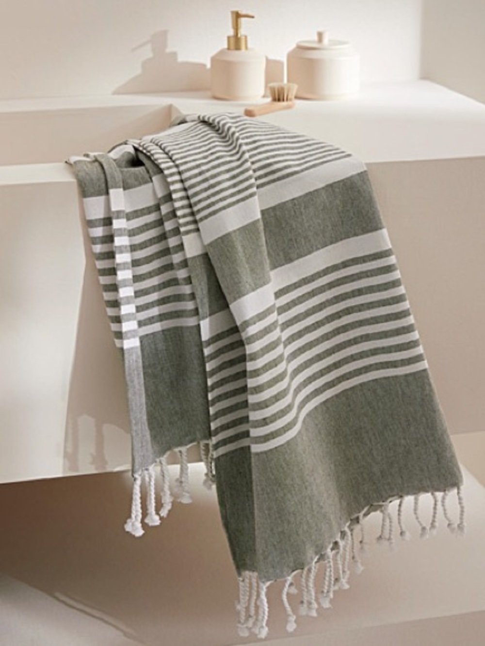 100% Cotton Fouta Towels Green